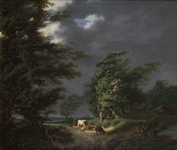 KS 1992 001
<br/>
Landschap bij stormachtig weer
<br/>
<em>Brussel, Hermanus van (1763-1815)</em>